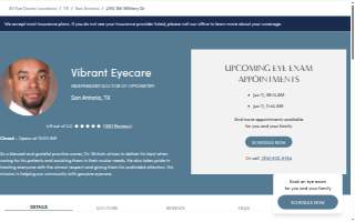 Vibrant Eyecare, Dr. Lorenzo Nichols website