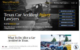 Wayne Wright Injury Lawyers - San Antonio website