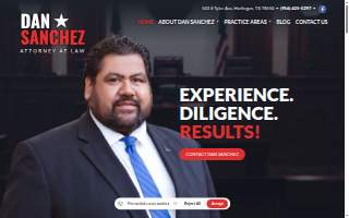Dan Sanchez Law website