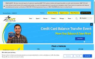 NAFT Federal Credit Union website