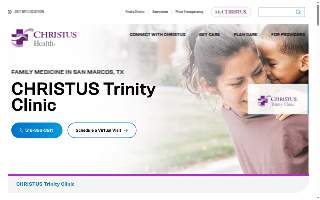 CHRISTUS Trinity Clinic website
