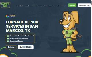 Comfy Air AC and Furnace Repair website