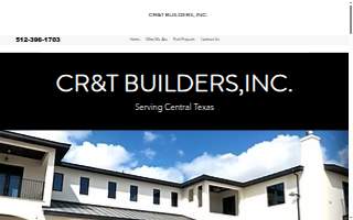 CR&T Builders Inc. website