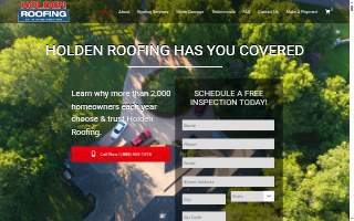 Holden Roofing San Marcos website