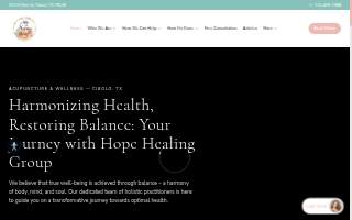 Hope Healing Group LLC website