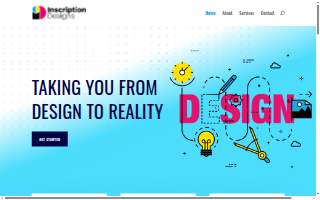 Inscription Designs website