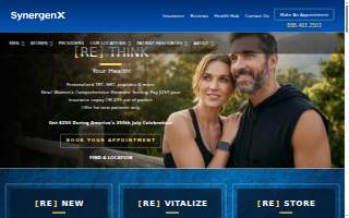 SynergenX Northeast San Antonio | Hormone Health & TRT Clinic of Live Oak website