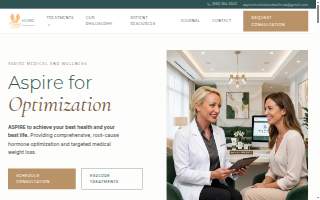 Aspire Medical and Wellness, PLLC website