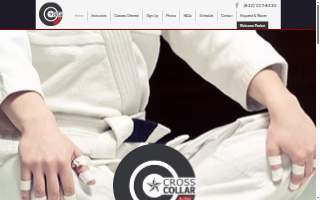 Cross Collar Jiu Jitsu website