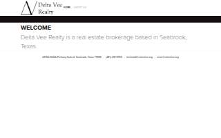 Delta Vee Realty website