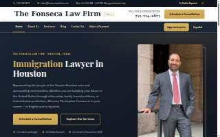 Fonseca Law Firm website