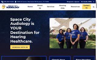 Space City Audiology website