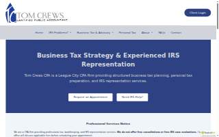 Tom Crews CPA-League City of Seabrook website