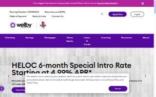 Wellby Financial of Seabrook website