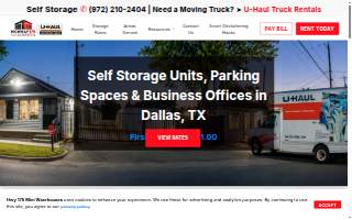 Highway 175 Mini Warehouses website