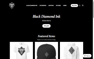 Black Diamond Ink website