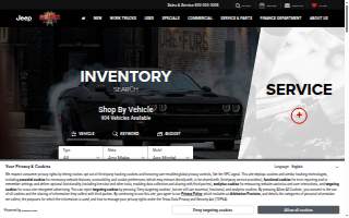 Gunn Chrysler Dodge Jeep RAM website