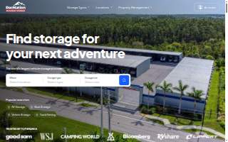 RecNation RV & Boat Storage website