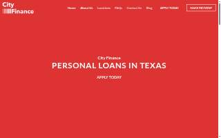 City Finance in Sherman website