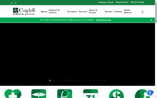 Cogdell Family Clinic website