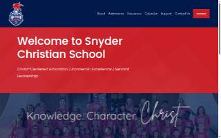 Snyder Christian School website