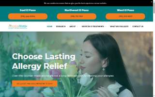 Access Allergy Northeast El Paso website