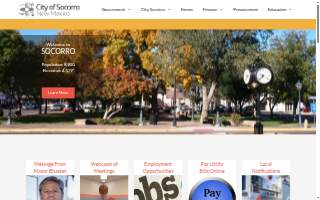 Socorro Mission website