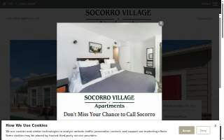 Socorro Village Apartments website