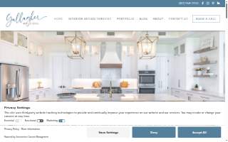 Gallagher Interiors website
