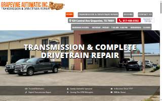 Grapevine Automatic Inc Transmission & Complete Drivetrain Repair of Southlake website
