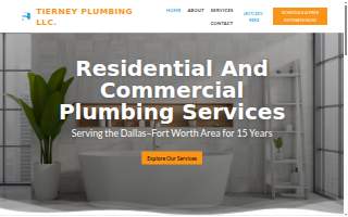 Tierney Plumbing LLC website