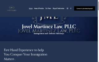 Jovel Martinez Law, PLLC website