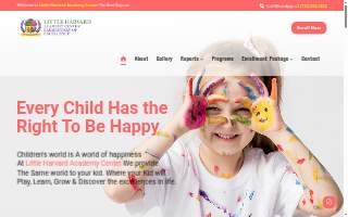 Little Harvard Academy Center website