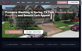 Space City Washing website
