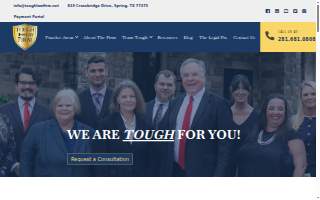 Tough Law Firm website