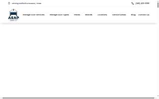 ASAP Garage Door Service of Stafford website