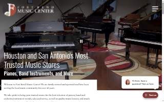 Fort Bend Music Center website
