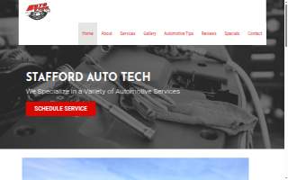 Stafford Auto Tech website