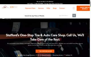 Texas Parkway Auto Care website