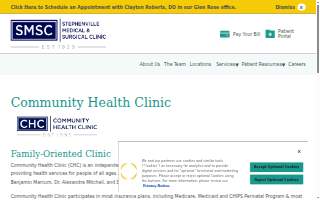 Community Health Clinic website