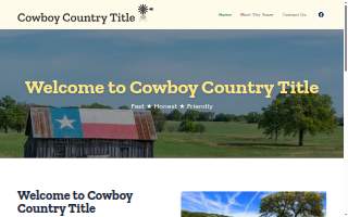 Cowboy Country Title, LLC website