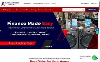 Appliances Center Houston website