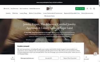 Heritage Jewelry & Loan by DJP website