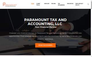 Paramount Tax & Accounting CPAs Draper website