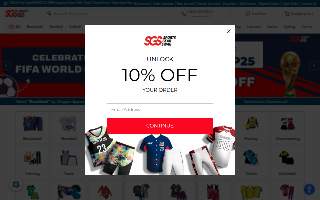 Sports Gear Swag website