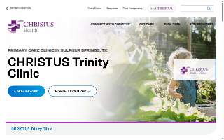 CHRISTUS Trinity Clinic of Sulphur Springs website