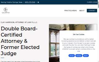 Clay Harrison, Attorney at Law P.L.L.C. website