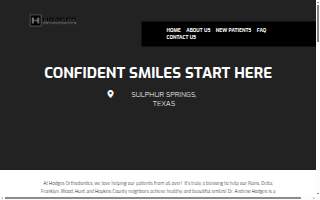 Hodges Orthodontics website