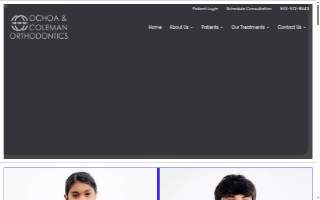Ochoa & Coleman Orthodontics website
