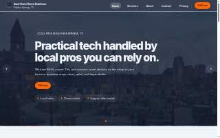 SmartTech Home Solutions website